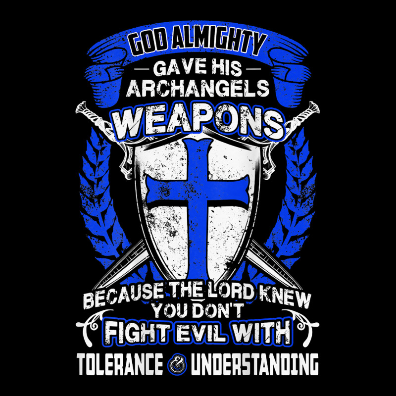 Don't Fight Evil With Tolerance And Understanding Crusader T Shirt Long Sleeve Shirts | Artistshot