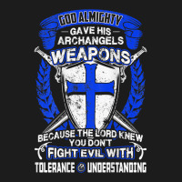 Don't Fight Evil With Tolerance And Understanding Crusader T Shirt Hoodie & Jogger Set | Artistshot