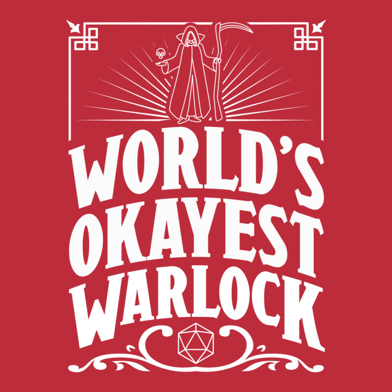 D&d Worlds Okayest Warlock Pocket T-shirt | Artistshot