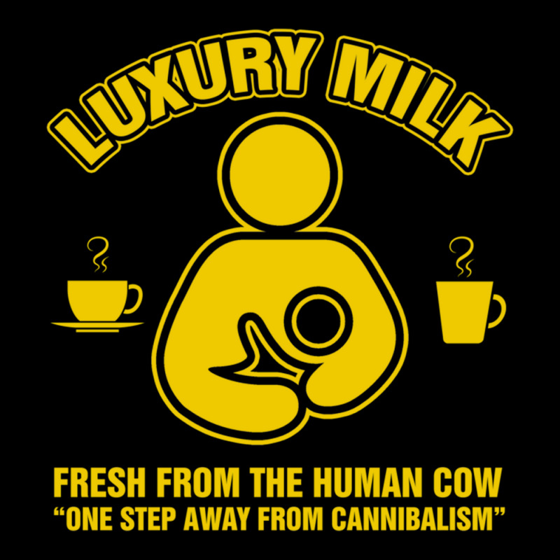 Luxury Milk From The Human Cow Cropped Sweater by mentszerbyh | Artistshot