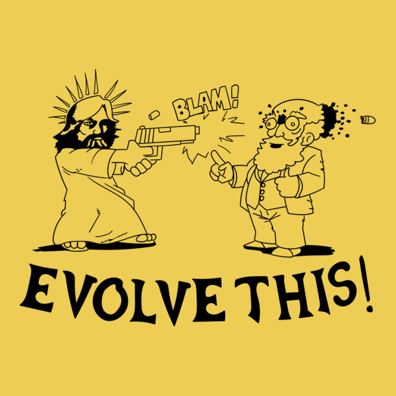 Jesus And Darwin   Evolve This Graphic T-shirt by legohtashyap | Artistshot