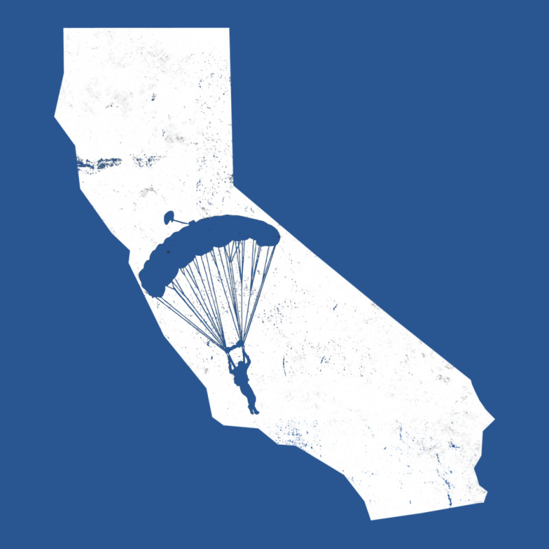 California Skydiving Parachute Silhouette Skydiver Vintage Design T-Shirt by miyhaexaltoc | Artistshot