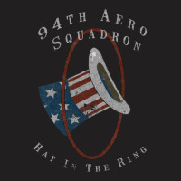 94th Aero Squadron Hat In The Ring Squadron Ww1 Aviation Design T-shirt | Artistshot