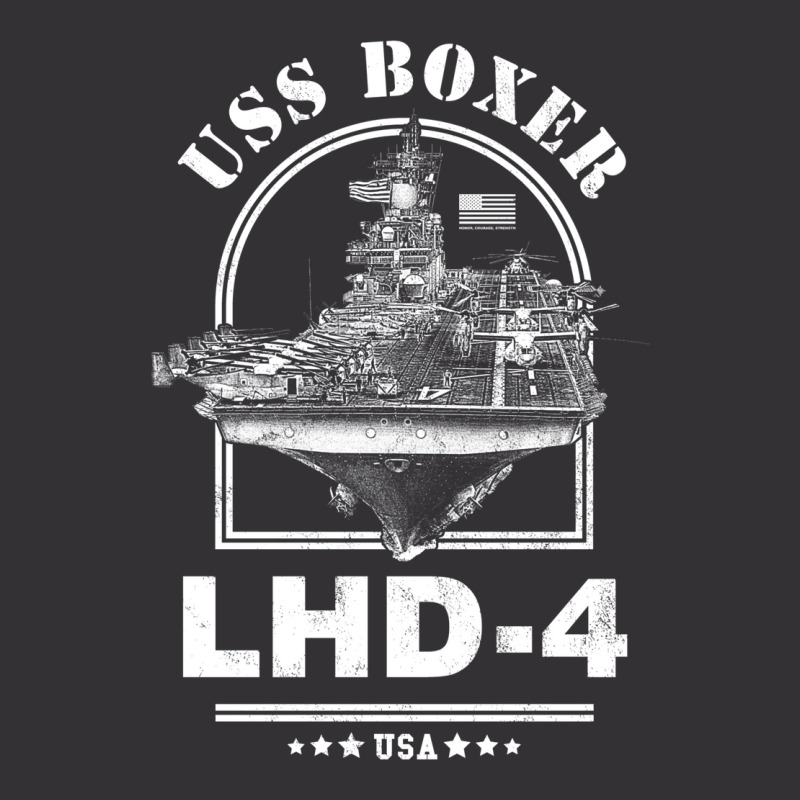 Lhd 4 Uss Boxer 1 Vintage Hoodie by huchakmiezisi | Artistshot