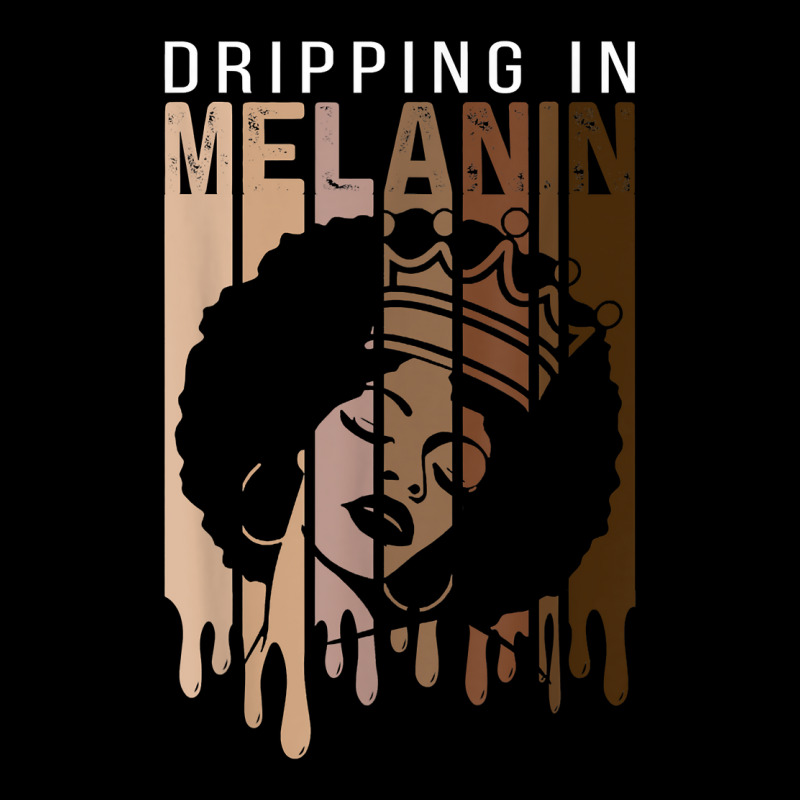 Dripping In Melanin For Women Proud Of Black Skin Tone T Shirt Men's 3/4 Sleeve Pajama Set | Artistshot