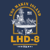 Lhd 8 Uss Makin Island Men Denim Jacket | Artistshot