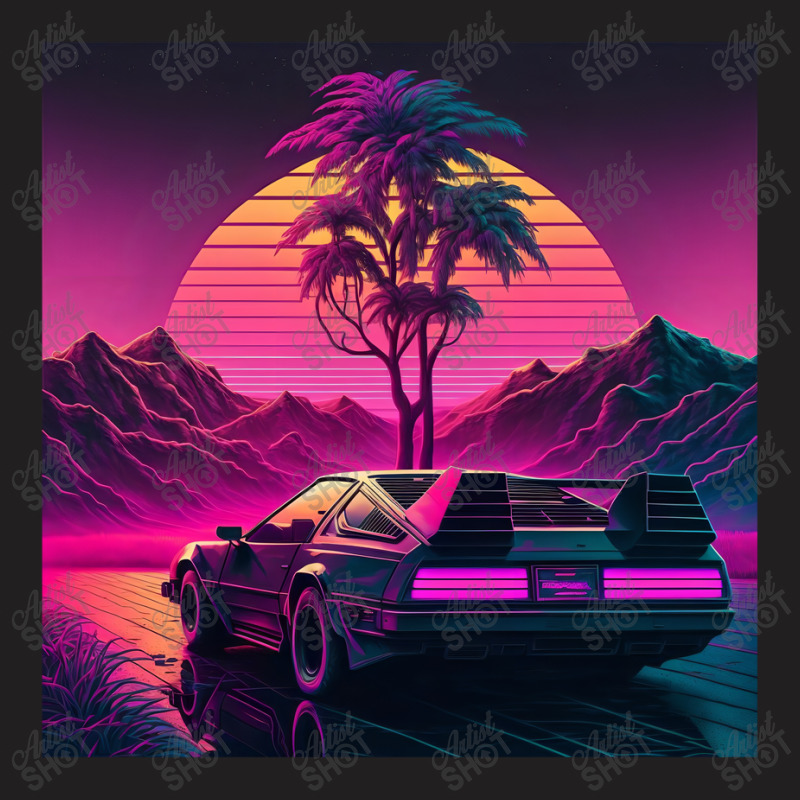 Car Retro Synthwave T-Shirt by Agus Creative | Artistshot