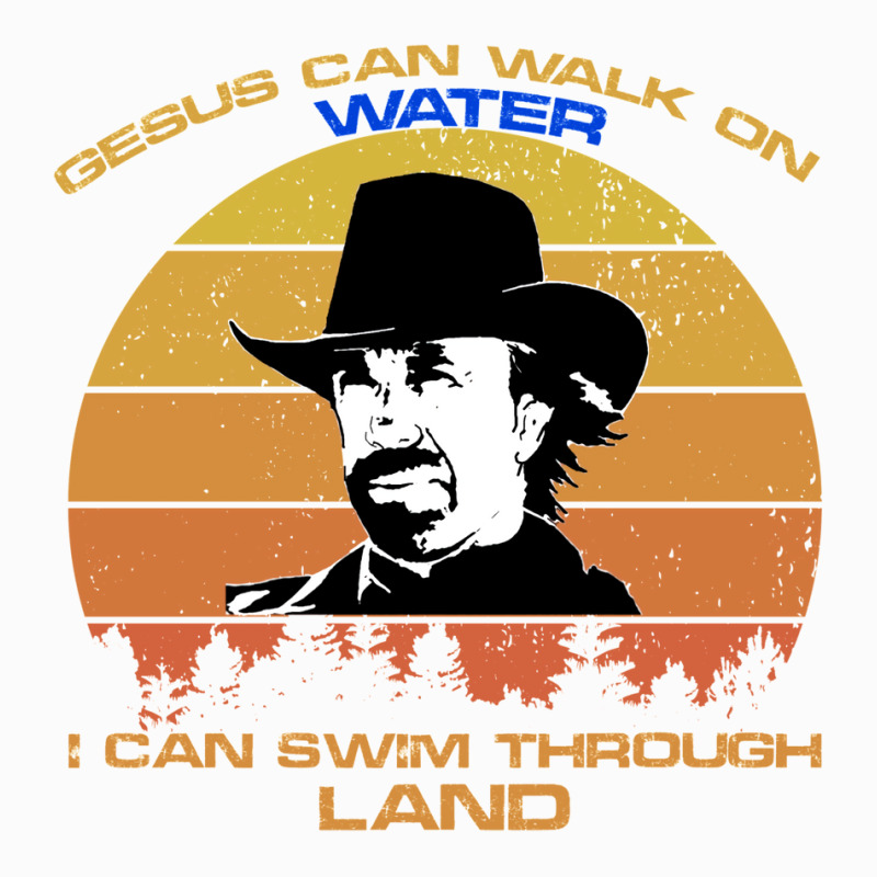 Chuck Norris  Walker Texas Ranger Funny T Shirt  Gesus Can Walk On Wat Coffee Mug | Artistshot