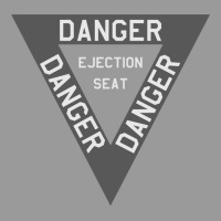 Danger Ejection Seat Airplane Decal Design Tote Bags | Artistshot