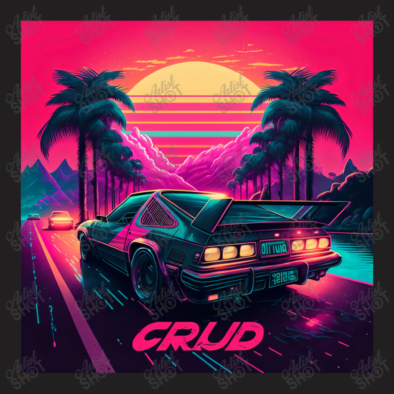 Car Retro Synthwave T-Shirt by Agus Creative | Artistshot