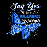 Familial Polyposis Warrior Blue Butterfly Womens T Shirt Fleece Short | Artistshot