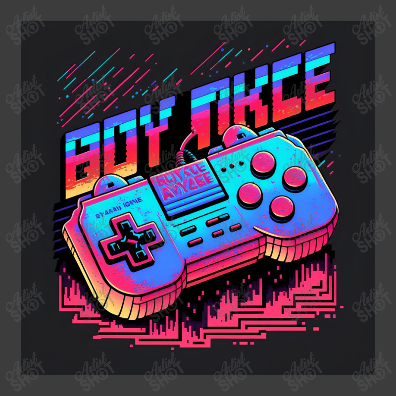 Gaming Retro Synthwave Men's Polo Shirt by Agus Creative | Artistshot