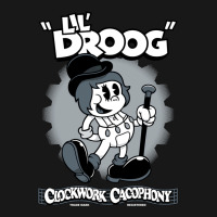 Lil Droog   Vintage Cartoon Rubberhose Clockwork Flannel Shirt | Artistshot