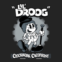 Lil Droog   Vintage Cartoon Rubberhose Clockwork 3/4 Sleeve Shirt | Artistshot