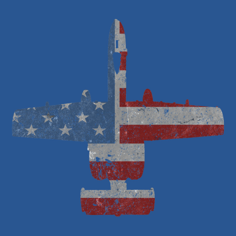 A 10 Warthog Airplane American Flag Design T-Shirt by ruprairosittp | Artistshot