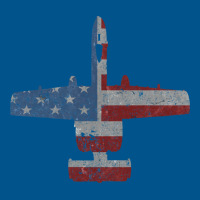 A 10 Warthog Airplane American Flag Design Classic T-shirt | Artistshot