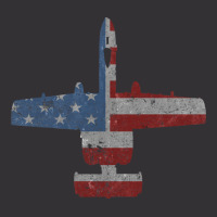 A 10 Warthog Airplane American Flag Design Vintage Hoodie | Artistshot