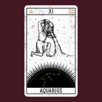 Aquarius Distressed Goth Tarot Zodiac Sign Unisex Hoodie | Artistshot