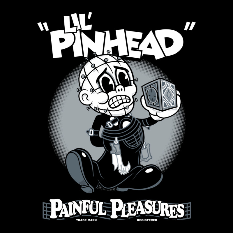 Lil' Pinhead   Creepy Cute Vintage Cartoon Horror   Rubberhose Men's 3/4 Sleeve Pajama Set by huchakmiezisi | Artistshot