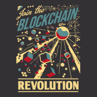 Join The Blockchain Revolution Vintage Hoodie | Artistshot