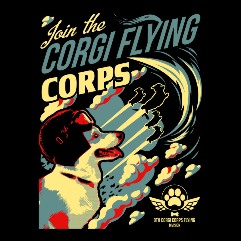 Join The Corgi Flying Corps Pocket T-Shirt by legohtashyap | Artistshot