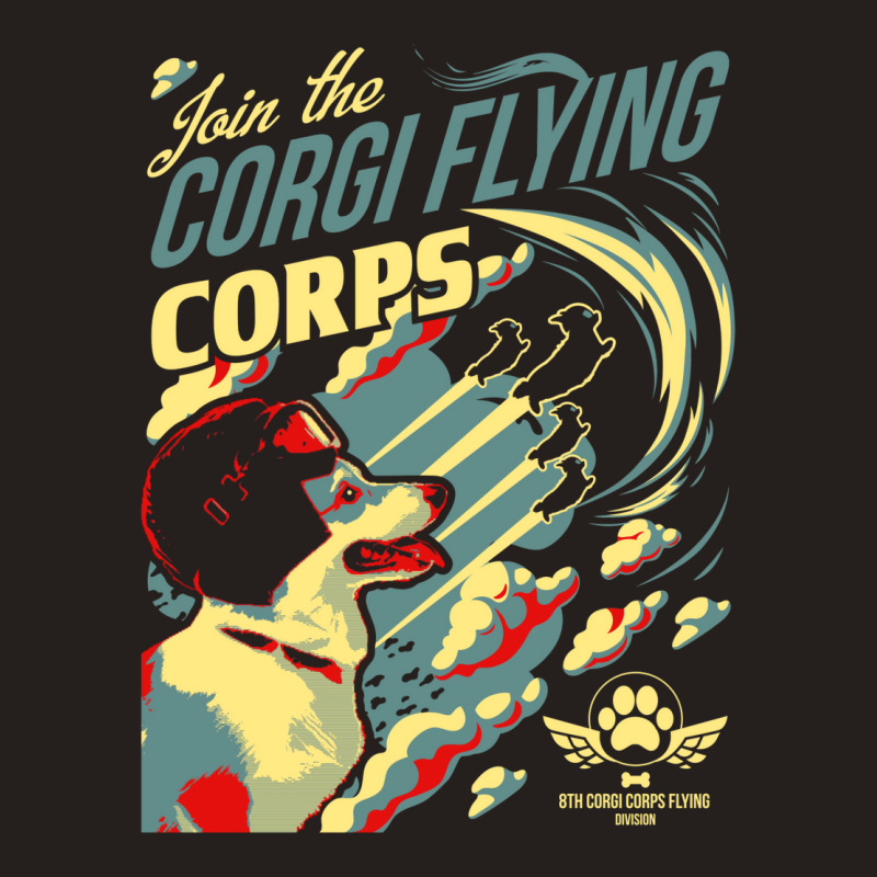 Join The Corgi Flying Corps Tank Top by legohtashyap | Artistshot