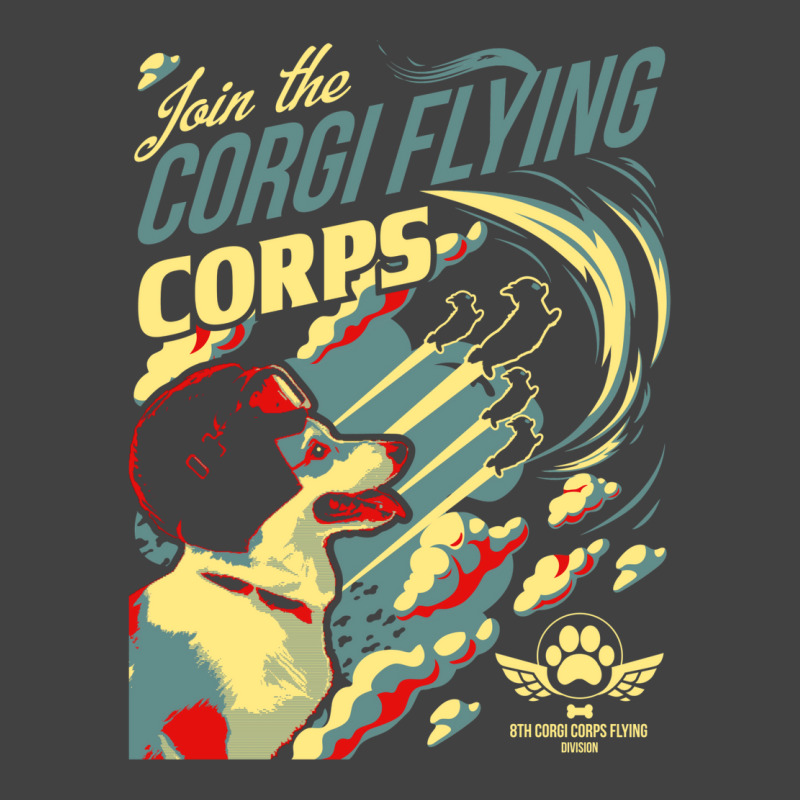 Join The Corgi Flying Corps Vintage T-Shirt by legohtashyap | Artistshot