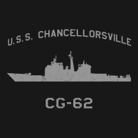 Cg 62 Uss Chancellorsville Us Navy Guided Missile Cruiser Profile Flannel Shirt | Artistshot