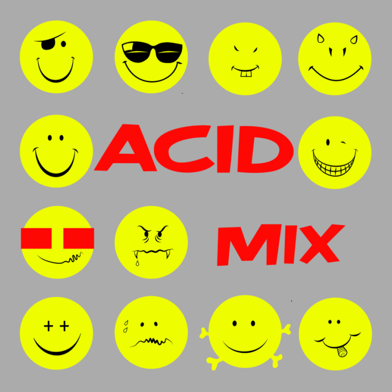 Acid Mix   Smiley T-Shirt by ruprairosittp | Artistshot