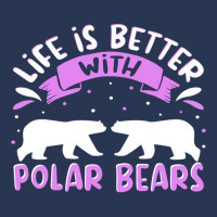 Polar Bear Quote Cool Polar Bears Apparel For Women Girls 6 Ladies Denim Jacket | Artistshot