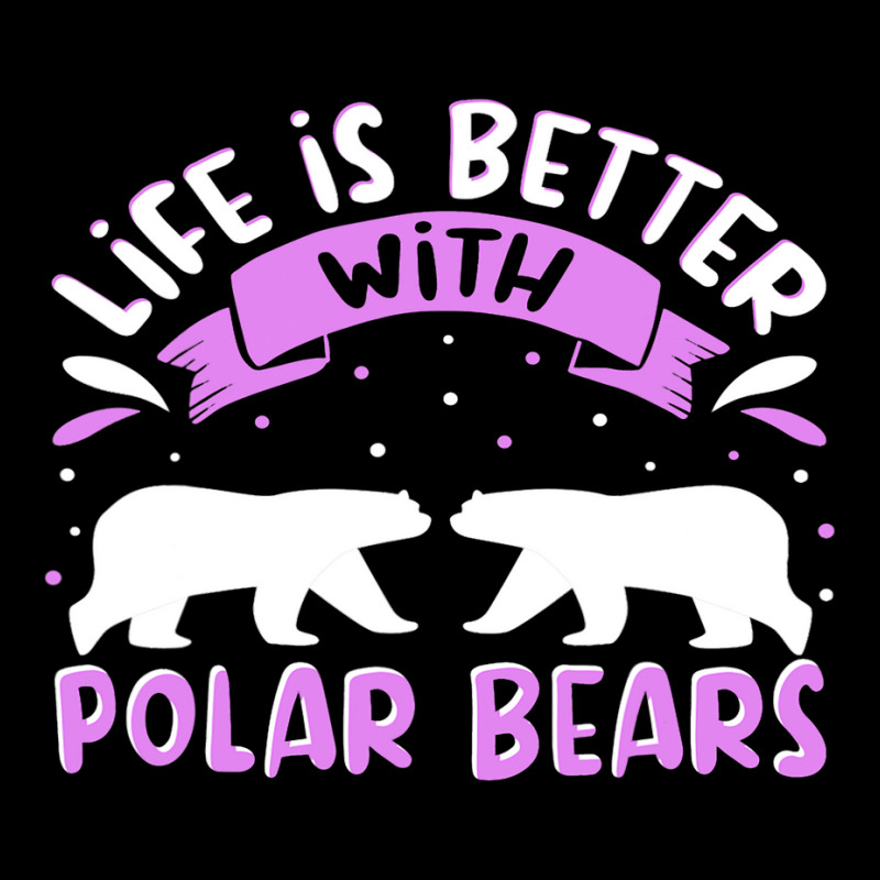 Polar Bear Quote Cool Polar Bears Apparel For Women Girls 6 Maternity Scoop Neck T-shirt by SCOTTALLENZ | Artistshot