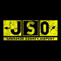 Jso Cherokee County Airport Taxiway Sign Design Distressed Zipper Hoodie | Artistshot