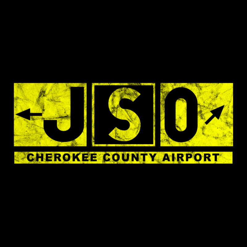 Jso Cherokee County Airport Taxiway Sign Design Distressed Zipper Hoodie by legohtashyap | Artistshot