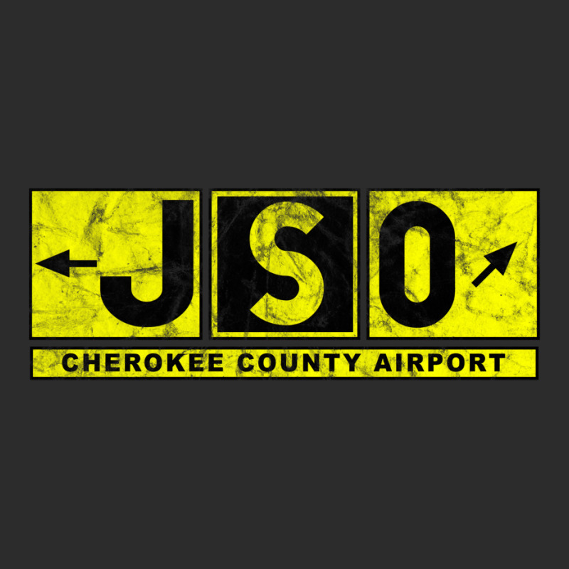 Jso Cherokee County Airport Taxiway Sign Design Distressed Exclusive T-shirt by legohtashyap | Artistshot