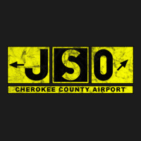 Jso Cherokee County Airport Taxiway Sign Design Distressed Hoodie & Jogger Set | Artistshot