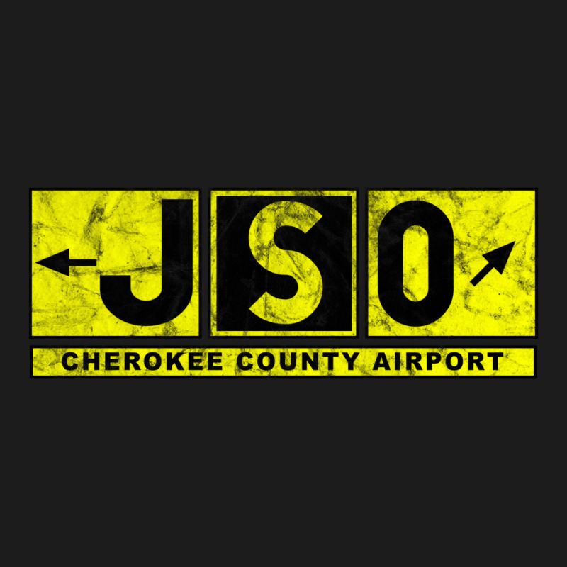 Jso Cherokee County Airport Taxiway Sign Design Distressed Hoodie & Jogger set by legohtashyap | Artistshot