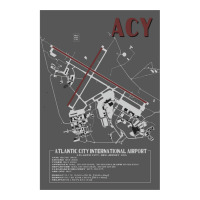 Acy Atlantic City International Airport Diagram Art V-neck Tee | Artistshot