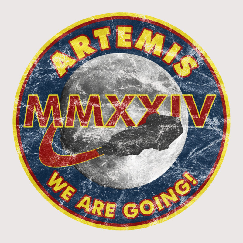 Artemis We Are Going! Moon Mission 2024 Vintage Design Pocket T-Shirt by ghanimshorgok | Artistshot