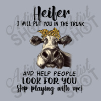 Cow Heifer I Will Put You In The Trunk And Help People Look Foryou Sto Tank Dress | Artistshot