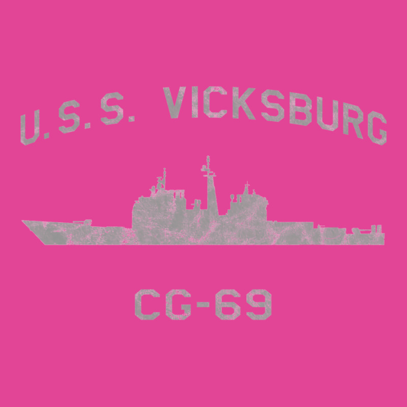 Cg 69 Uss Vicksburg Us Navy Guided Missile Cruiser Profile Vintage T-Shirt by miyhaexaltoc | Artistshot