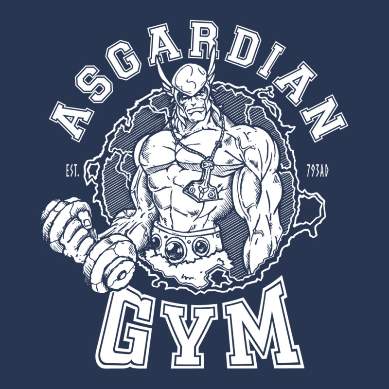 Asgardian Gym   Viking Norse God Gym Men Denim Jacket by ghanimshorgok | Artistshot