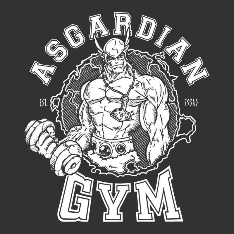 Asgardian Gym   Viking Norse God Gym Vintage Hoodie And Short Set by ghanimshorgok | Artistshot