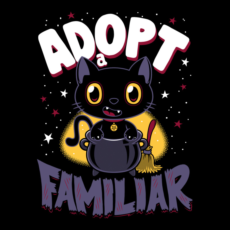 Adopt A Familiar   Creepy Cute Cartoon Witches Cat   Kawaii Kitten Pocket T-Shirt by ruprairosittp | Artistshot