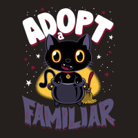 Adopt A Familiar   Creepy Cute Cartoon Witches Cat   Kawaii Kitten Tank Top | Artistshot