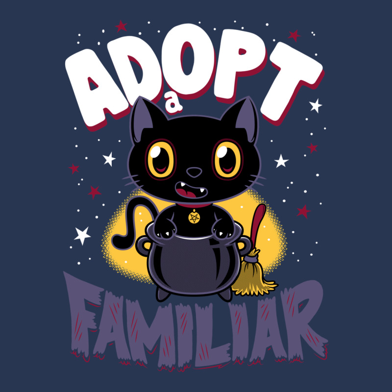 Adopt A Familiar   Creepy Cute Cartoon Witches Cat   Kawaii Kitten Men Denim Jacket by ruprairosittp | Artistshot