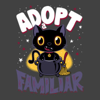 Adopt A Familiar   Creepy Cute Cartoon Witches Cat   Kawaii Kitten Vintage T-shirt | Artistshot