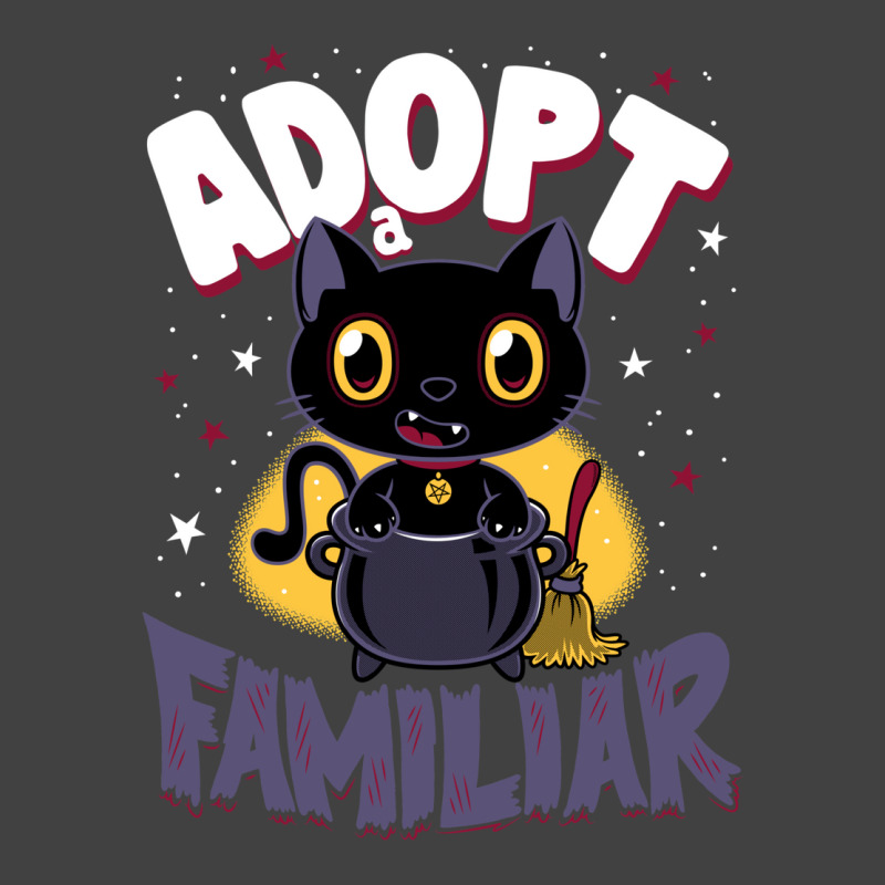 Adopt A Familiar   Creepy Cute Cartoon Witches Cat   Kawaii Kitten Vintage T-Shirt by ruprairosittp | Artistshot