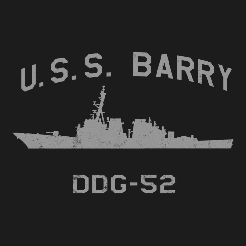 Ddg 52 Uss Barry Us Navy Guided Missile Destroyer Profile Vintage Hoodie & Jogger Set | Artistshot