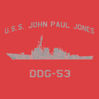 Ddg 53 Uss John Paul Jones Us Navy Guided Missile Destroyer Profile Vi Tank Top | Artistshot