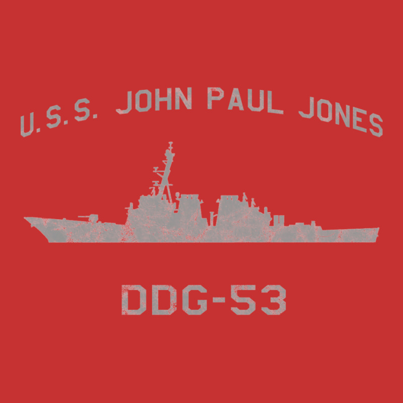 Ddg 53 Uss John Paul Jones Us Navy Guided Missile Destroyer Profile Vi V-Neck Tee by botrenhimix | Artistshot